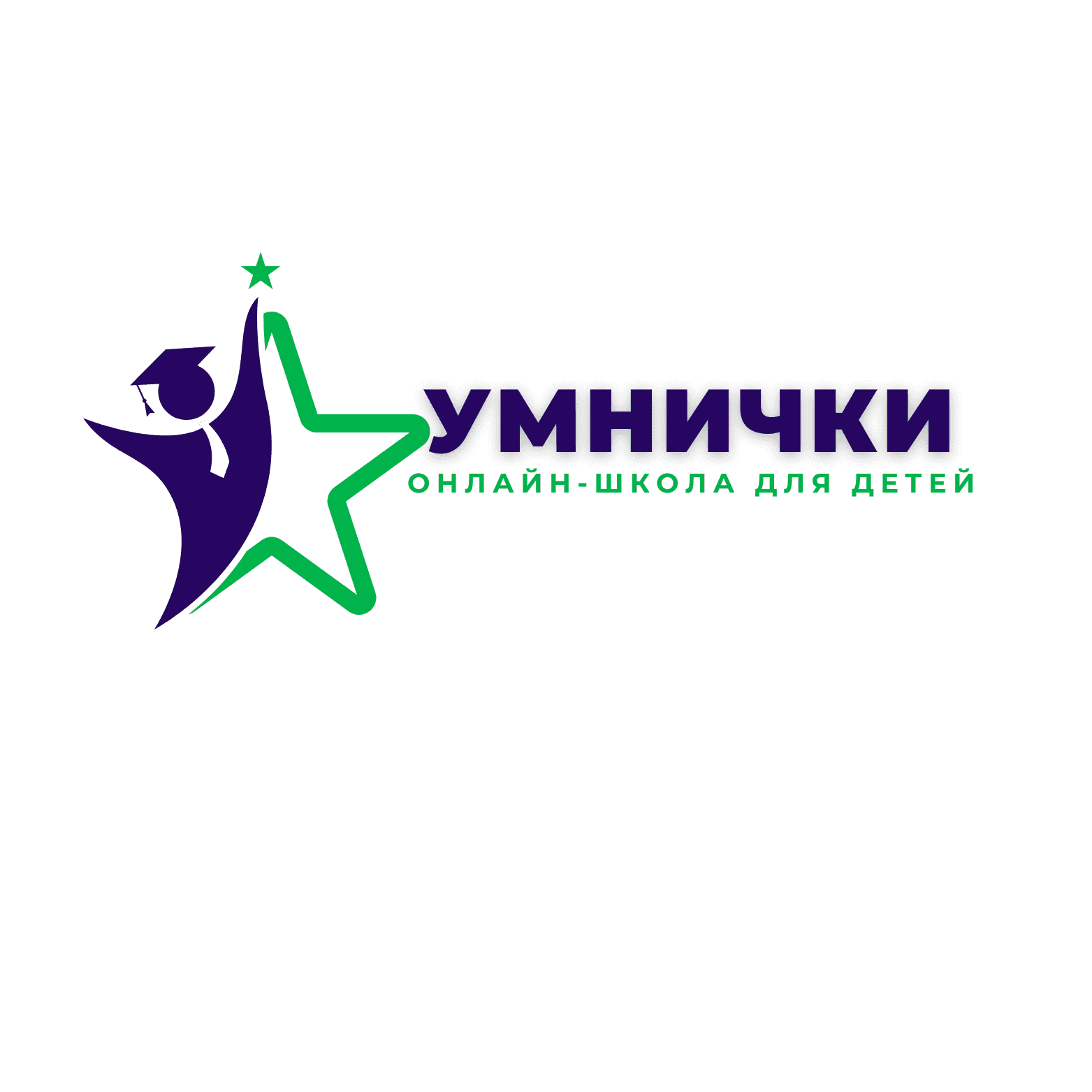 Логотип Умнички. Russian Online Studio